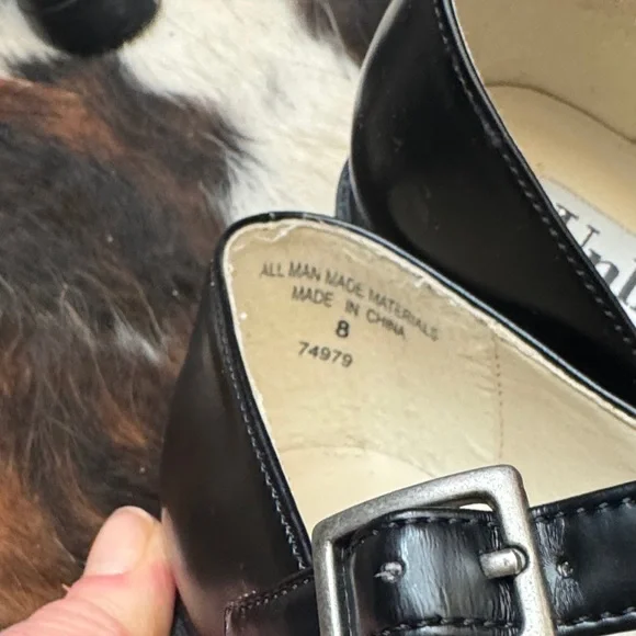 Unlisted Double Strap Black Mary Janes - Picture 5 of 5